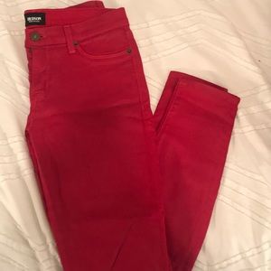Hudson Faux Leather Jean